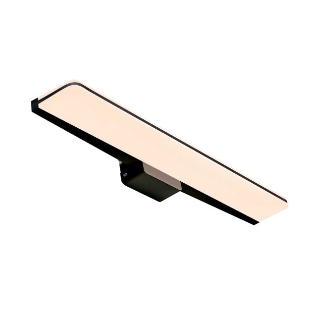 Nordlux Tinia 60 - wandlamp - 60 x 10 x 14 cm - 3 stappen dimbaar - 24W LED incl. - IP44 - zwart