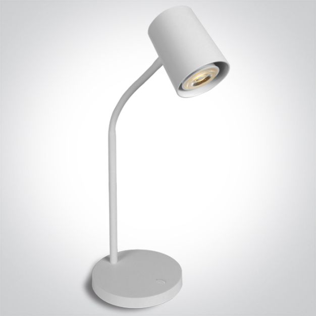 ONE Light Office & Kitchen - tafellamp - Ø 7,2 x 40 cm - wit