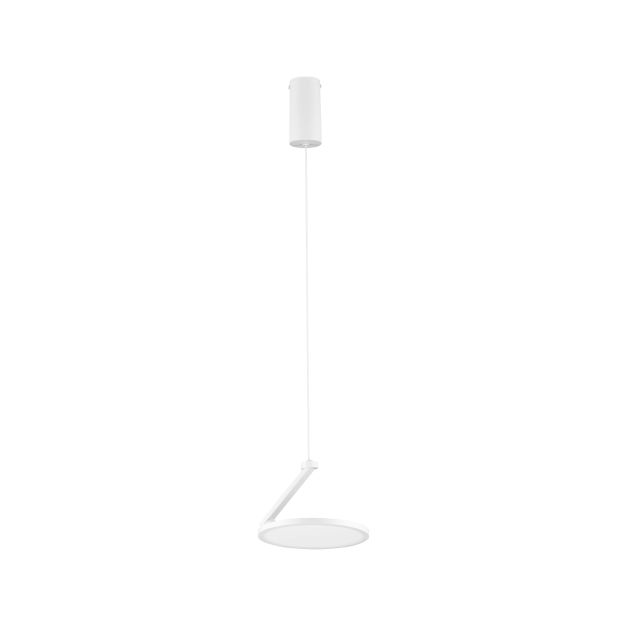 Nova Luce Opi - hanglamp - Ø 20 x 260 cm - 14W LED incl. - zandwit