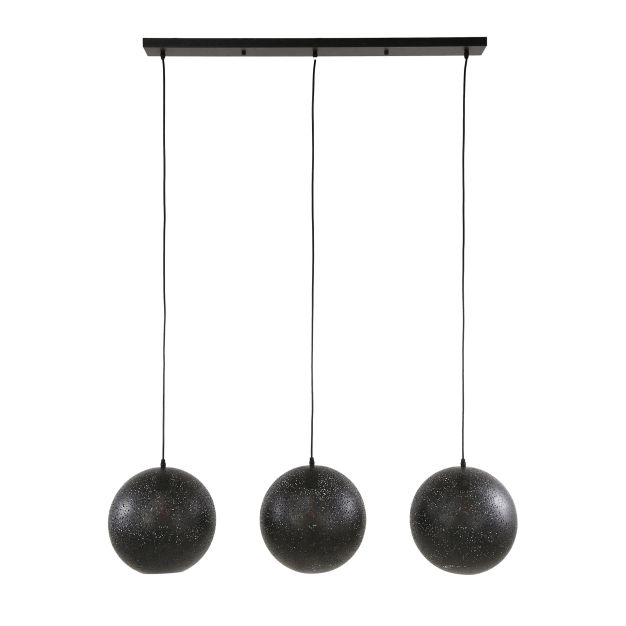 Vico Zip - hanglamp - 115 x 30 x 150 cm - zwart