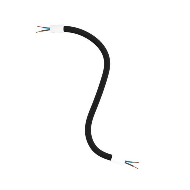 Creative Cables - Flexibele buis bekleed met textiel - 30 cm - wit