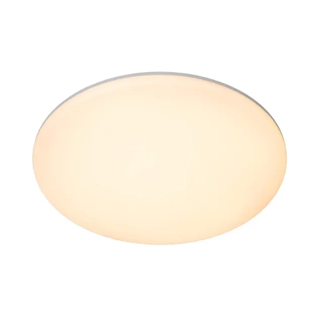 Lucide Olson - plafondlamp - Ø 35 x 4,7 cm - 36W dimbare LED incl. - opaal en wit