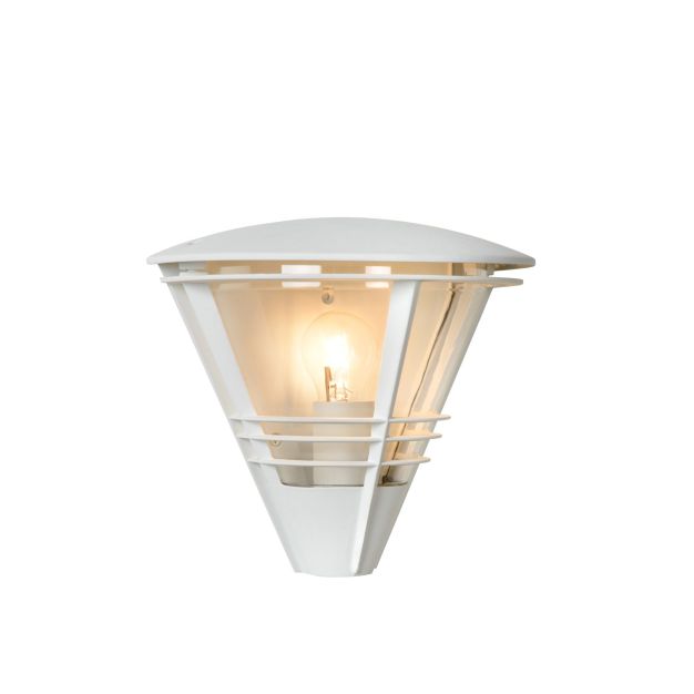 Lucide Livia - buiten wandverlichting - 27 x 17,5 x 25 cm - IP44 - wit