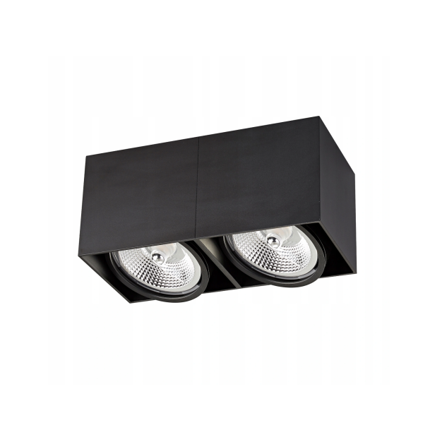 Zuma Line Box 2 Next - plafondverlichting - 12 x 13,5 x 26 cm - zwart