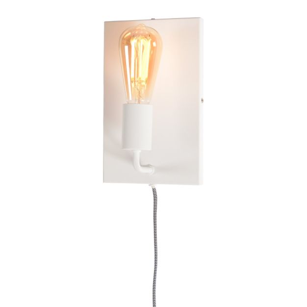 It's about RoMi Madrid - wandverlichting - 25 x 11 x 16 cm - wit