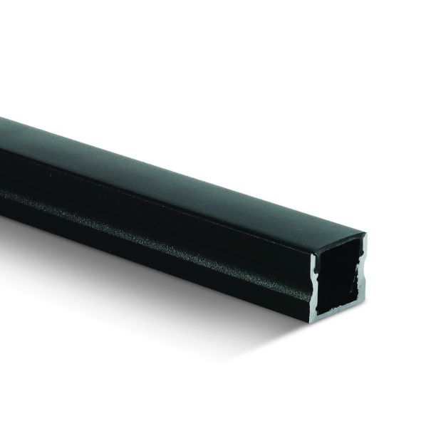 ONE Light Black Profiles Series - LED profiel - 1,7 x 1,5 cm - 200 cm lengte - zwart
