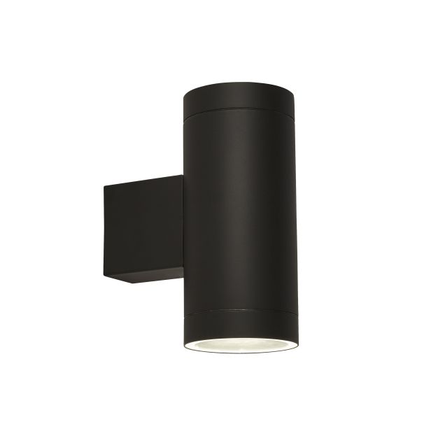 Searchlight Highbridge - buiten wandverlichting met dag/nacht sensor - 9 x 20,2 cm - IP44 - zwart