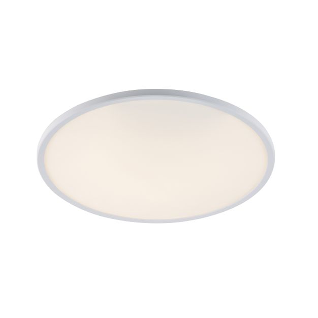 Nordlux Oja - plafondverlichting - Ø 42,4 x 2,3 cm - 24W dimbare LED incl. (3000K-4000K) - IP54 - wit