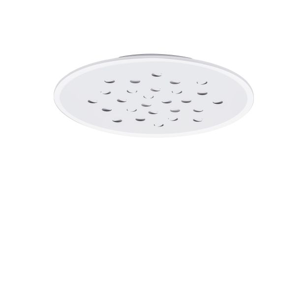 Nova Luce Astro - plafondlamp met afstandsbediening - Ø 60,3 x 5 cm - 40W dimbare LED incl. - zandwit