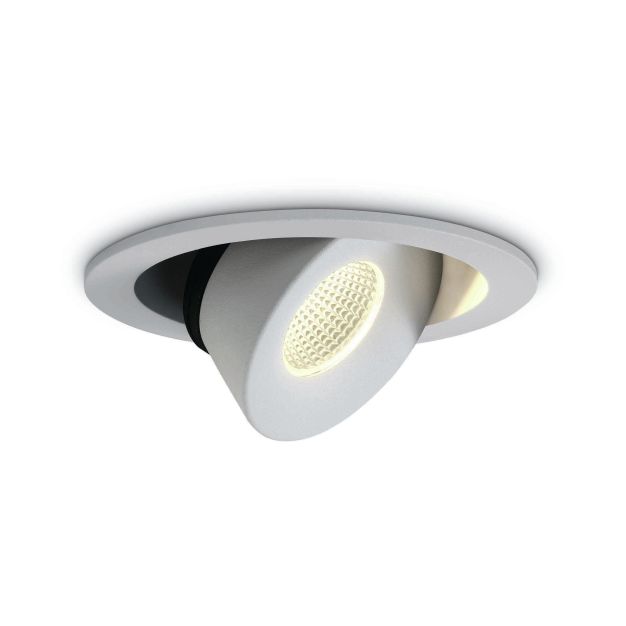 ONE Light Extractable 12W Range - inbouwspot - Ø 90 mm, Ø 80 mm inbouwmaat - 12W dimbare LED incl.  - wit