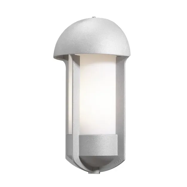 Konstsmide Tyr - buiten wandlamp - 20 x 13 x 38 cm - IP23 - grijs en wit