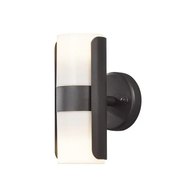 Konstsmide Modena Double - buiten wandlamp - 7,5 x 13 x 19,5 cm - IP54 - zwart