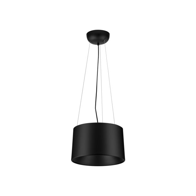 Nova Luce Atil - hanglamp - Ø 35 x 210 cm - 24W LED incl. - zandzwart
