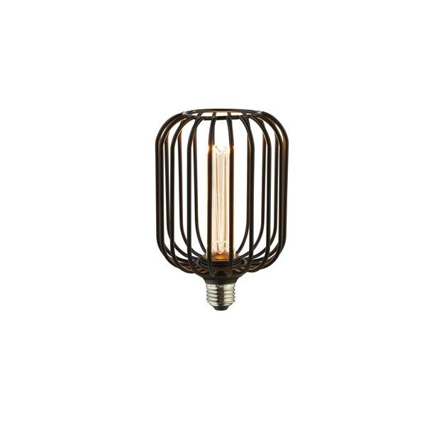 Searchlight Deco LED - Ø 10 x 16,9 cm - E27 - 3,5W dimbaar - 1800K - zwart