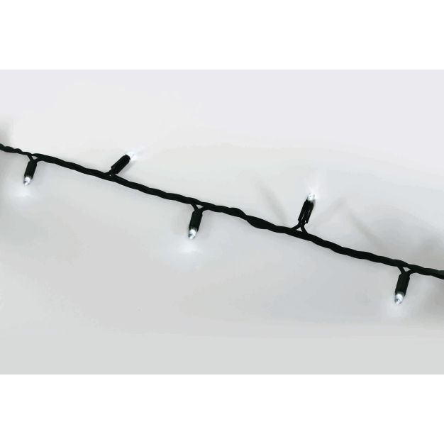ONE Light Decorative Light Stars - flitsende lichten - 1000 cm - 100 stuks - IP54 - zwart - koel witte lichtkleur