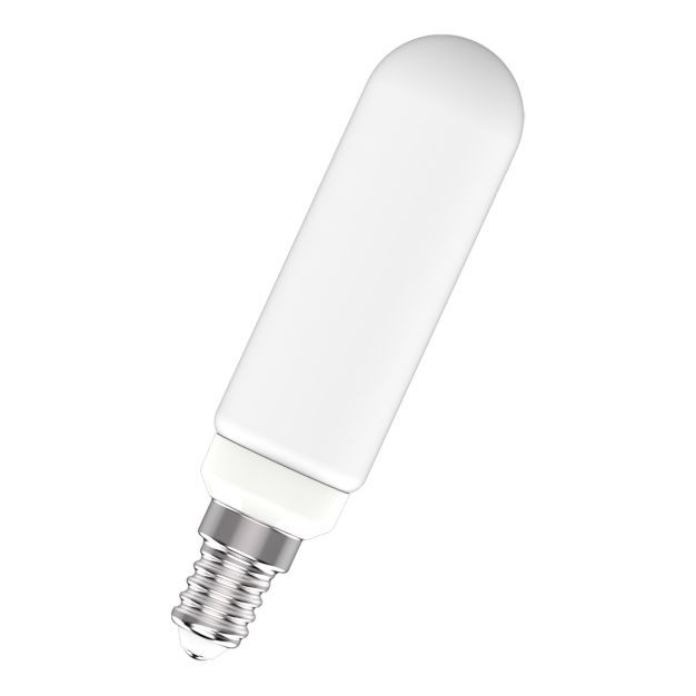 Bailey LED lamp - Ø 2,8 x 11,5 cm - E14 - 8,5W dimbaar - 2700K - frosted