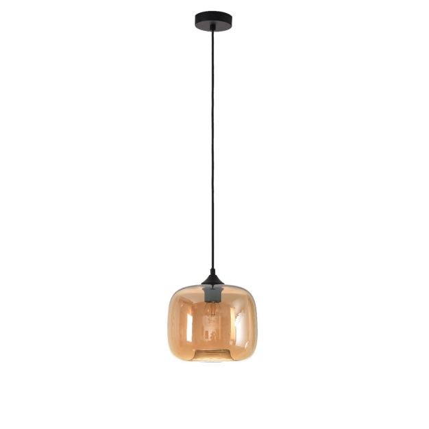 Artdelight Preston - hanglamp - Ø 24 x 178 cm - amber