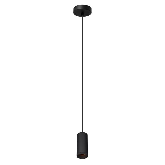 Artdelight Milano - hanglamp - Ø 6,5 x 150 cm - zwart