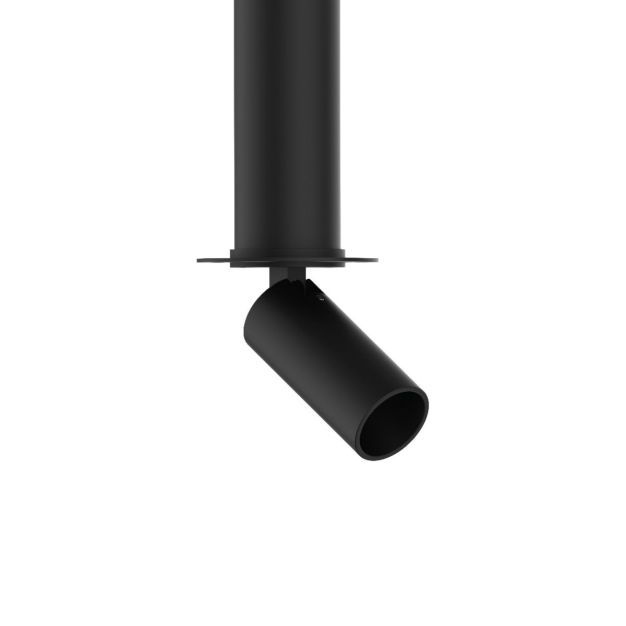 VK Lighting Coko - randloze opbouwspot met inbouwrozet - Ø 3,5 x 7,3 cm - Ø 50 mm inbouwmaat - 6W LED incl. - zwart