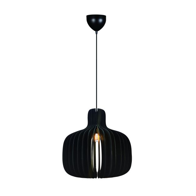 Nordlux Hazo 43 - hanglamp - Ø 43 x 243 cm - zwart