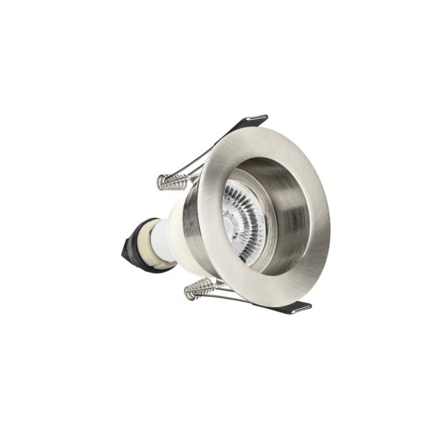 Integral LED Milaan - inbouwspot - Ø 85 mm, Ø 70 mm inbouwmaat - IP65 - satijn nikkel
