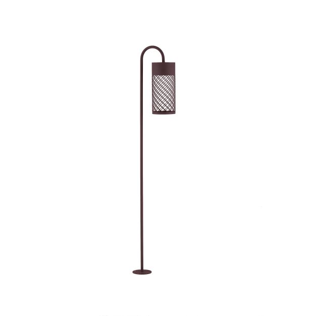Nova Luce Motley - tuinpaal - Ø 10 x 100 x 18,5 cm - 9W LED incl. - IP65 - corten
