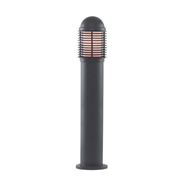 Searchlight Outdoor Posts - tuinpaal - Ø 16 x 73 cm - IP44 - mat zwart