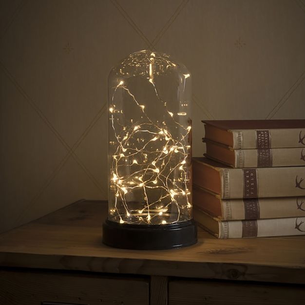 Konstsmide - decoratieve glazen ark - Ø 11,5 x 23 cm - zwart