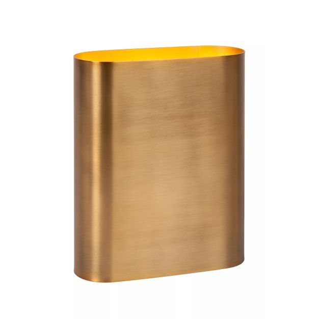 Lucide Ovalis - wandverlichting - 16 x 8,5 x 20 cm - mat goud