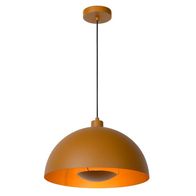 Lucide Siemon - hanglamp - Ø40 x 150 cm - okergeel