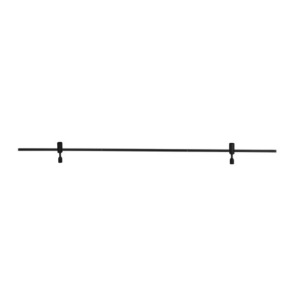 Nova Luce Magna - magnetische wandstructuur - 150 x 1,5 x 12 cm - zandzwart