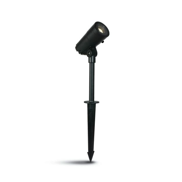 ONE Light LED Garden Spots - grondspot op piek - Ø 7 x 27 cm - 11W LED incl. - IP65 - antraciet
