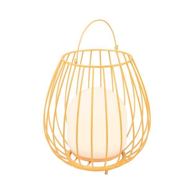 Nordlux Jim To-Go - oplaadbare tafellamp buiten - Ø 28 x 30,3 cm - 3W LED incl. - IP54 - oranje