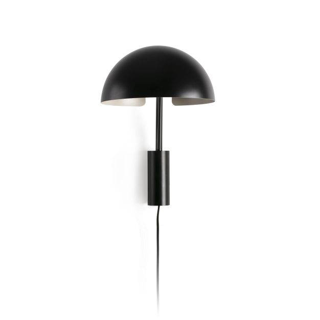 Faro Dominica - wandverlichting met schakelaar - 32,9 x 25 x 50,2 cm - mat zwart