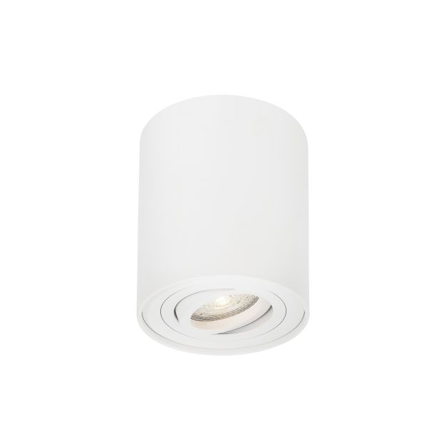 Nova Luce Gozzano - opbouwspot - Ø 9,6 x 12,5 cm - wit