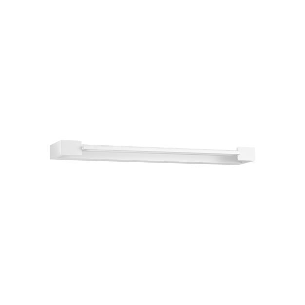 Nova Luce Arga - wandlamp - 60 x 4,2 x 10 cm - 17W LED incl. - IP44 - zandwit