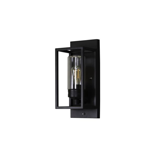 Konstsmide Trani - buiten wandlamp - 16,5 x 21,5 x 33 cm - IP44 - zwart