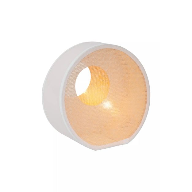 Lucide Loxia - tafellamp - 27,5 x 14 x 26,3 cm - wit/beige