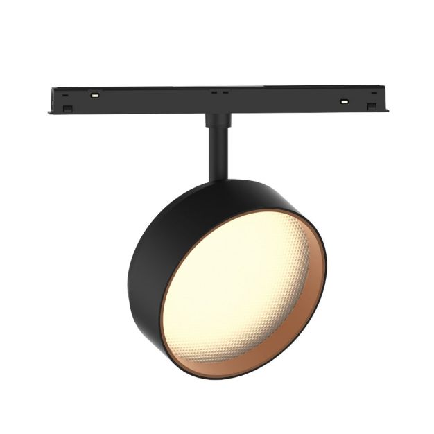 VK Lighting Eiva - magnetisch railsysteem - railspot - Ø 12 x 4,5 cm - 9W LED incl. - DALI dimbaar - zwart