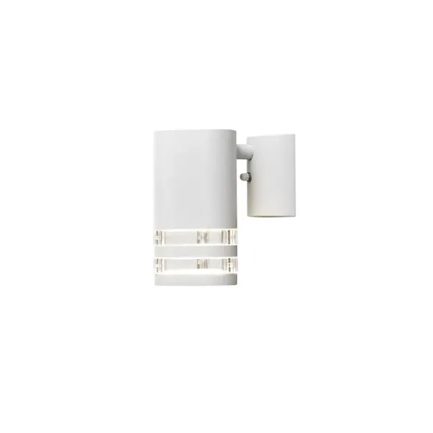 Konstsmide Modena Single - buiten wandlamp - 8,5 x 14,5 x 15,5 cm - IP44 - wit