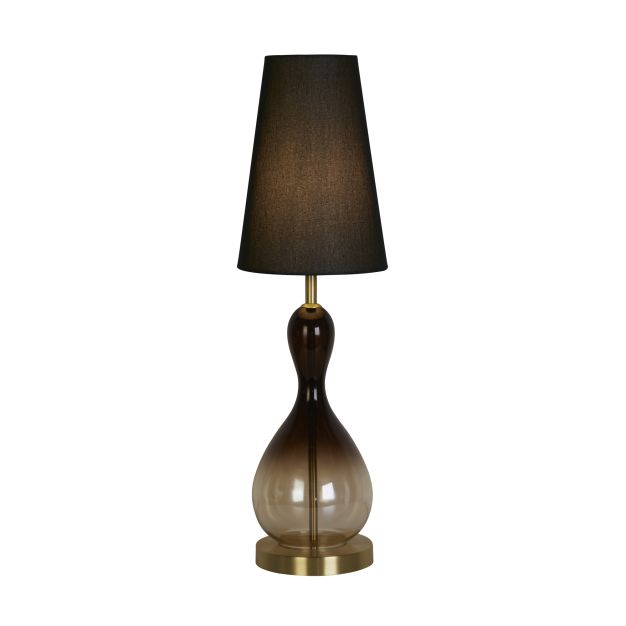 Searchlight Marakesh - tafellamp - Ø 20 x 67 cm - zwart