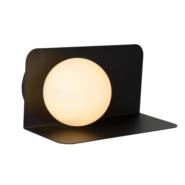 Lucide Bonni - wandverlichting - 24 x 12,5 x 12 cm - zwart