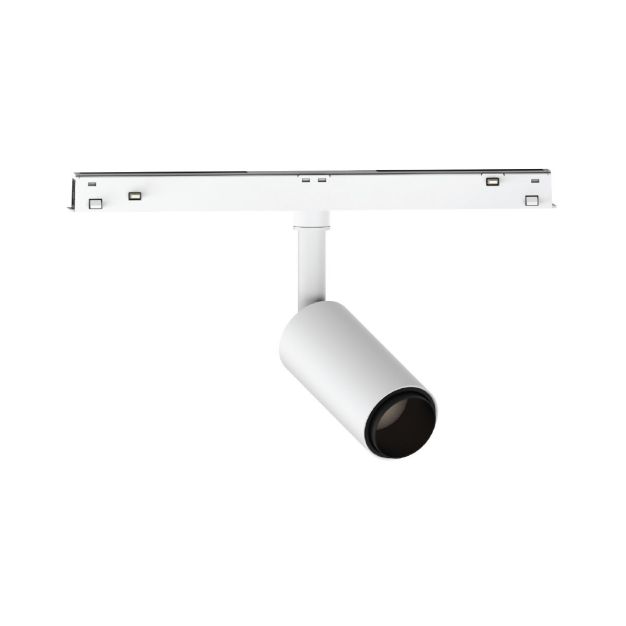 VK Lighting Eiva - magnetisch railsysteem - railspot met zoom - Ø 3,6 x 8,5 cm - 7W LED incl. - DALI dimbaar - wit