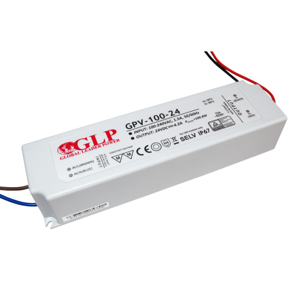 GLP LED driver - 24Vdc/230V - IP67 - 100W - niet-dimbaar