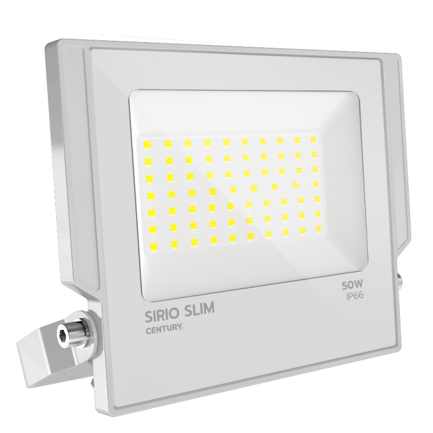 Century Italia Sirio Slim - verstraler - 20 x 2,9 x 17,8 cm - 50W LED incl. - 4000K - IP66 - wit