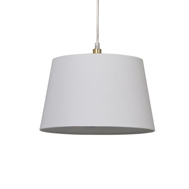 Searchlight Clyde Tapered Shade - lampenkap - Ø 30 x 19 cm - wit