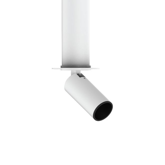 VK Lighting Coko - randloze opbouwspot met inbouwrozet - Ø 3,5 x 7,3 cm - Ø 50 mm inbouwmaat - 6W LED incl. - wit
