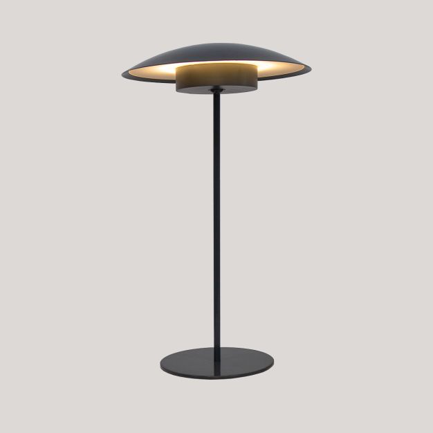 New Garden Sardinia 40 - oplaadbare tafellamp - Ø 22 x 40 cm - 6W dimbare LED incl. - IP44 - antraciet