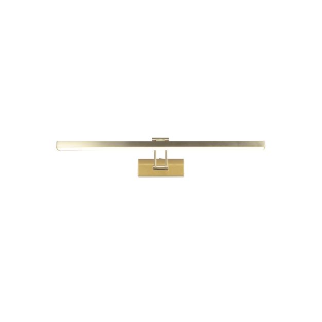 Searchlight Rhodes - wandverlichting - 61 x 18 cm - 14W LED incl. - satijn messing
