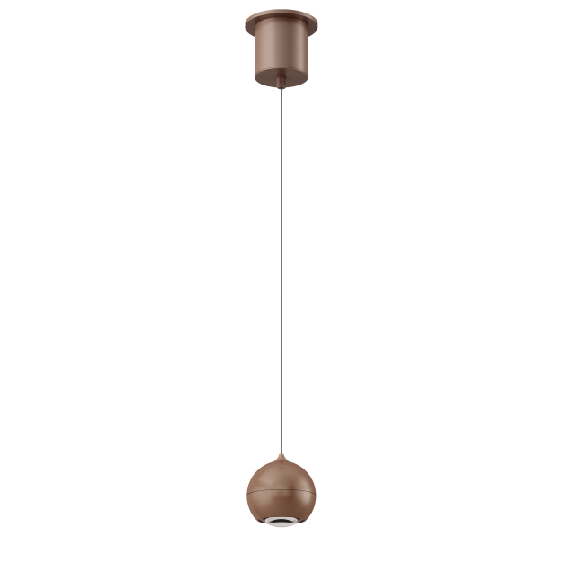 Artdelight Miami - hanglamp - Ø 10 x 218 cm - 10,8W dimbare LED incl. - brons geborsteld